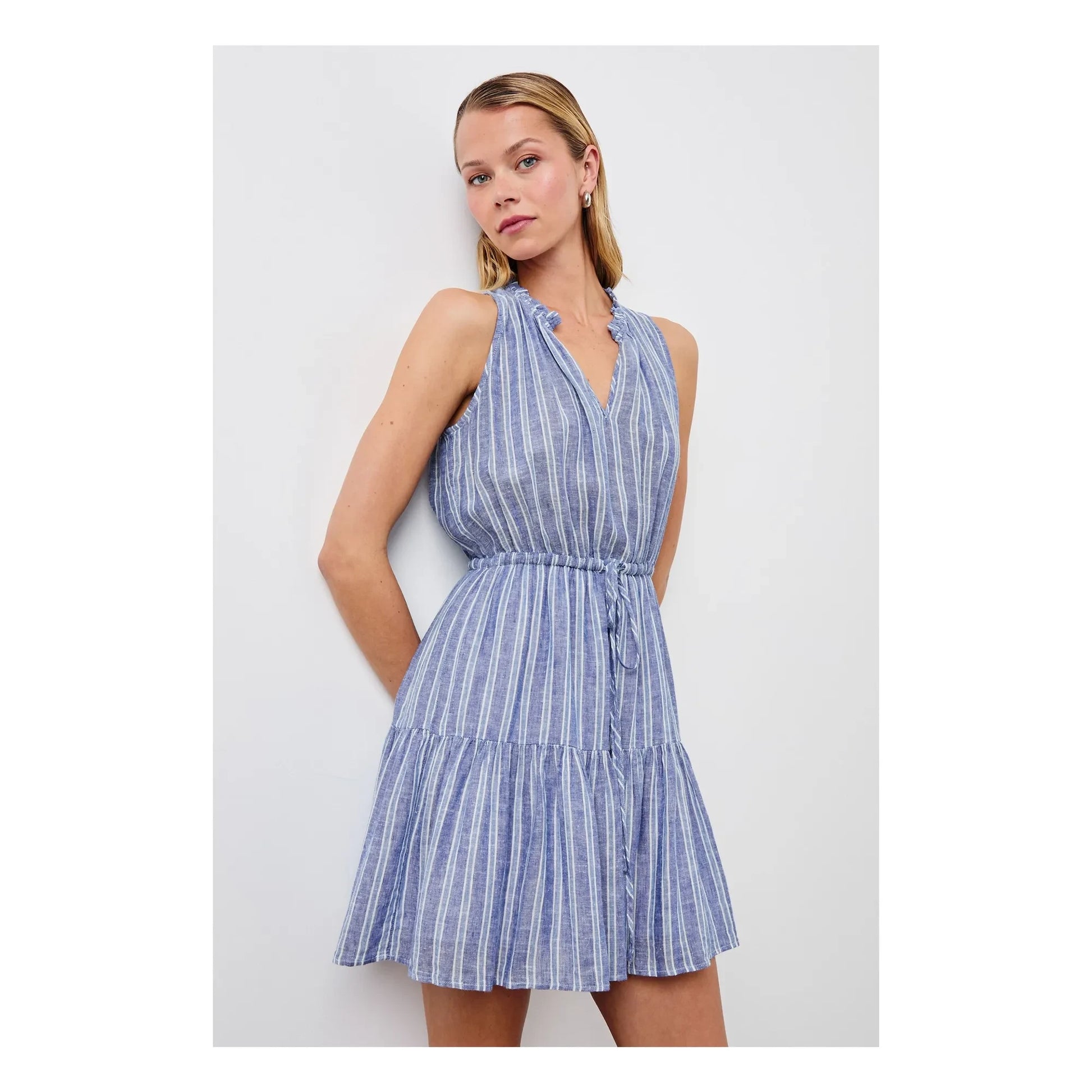 Rails - Albany Lake View Stripes Dress | Blue