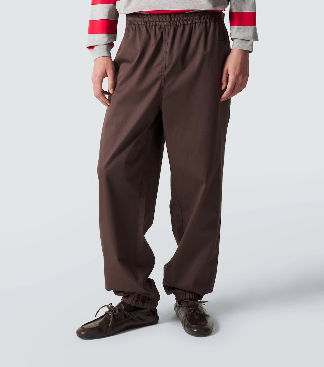 Miu Miu - Cotton twill tapered pants