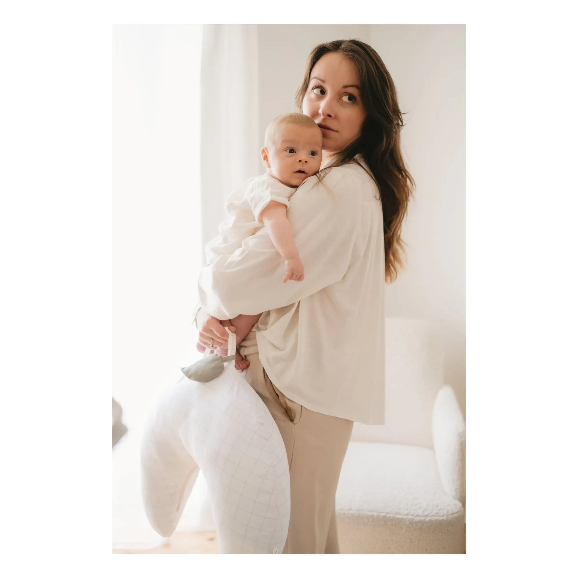 Candide - Nomadic nursing cushion | White
