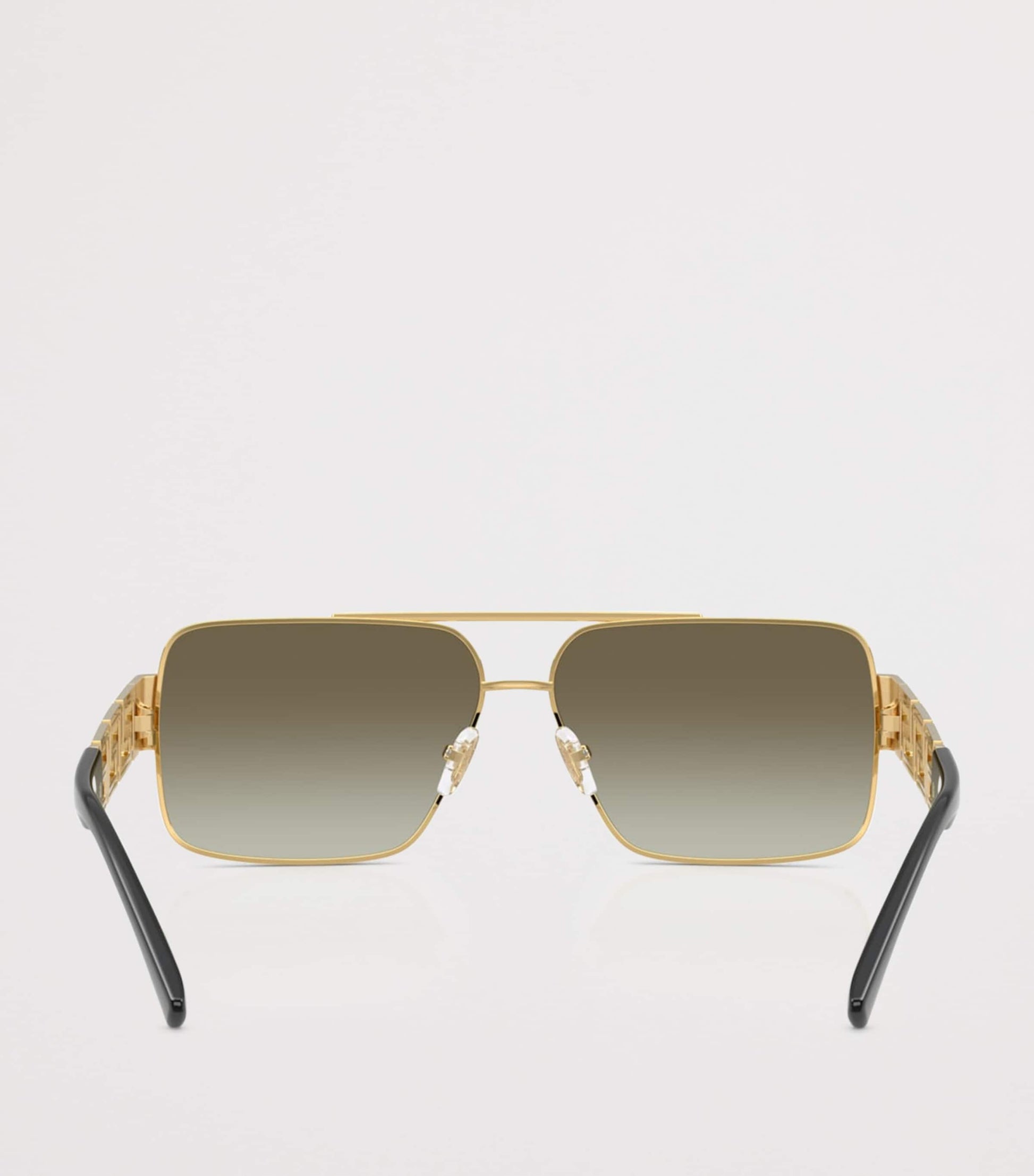 Wire-Frame Rectangular Sunglasses