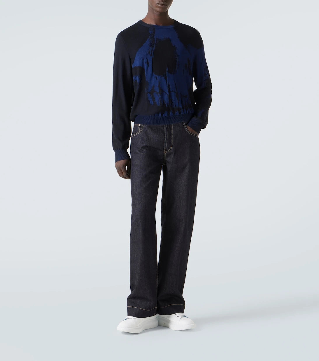 McQueen - Mid-rise wide-leg jeans