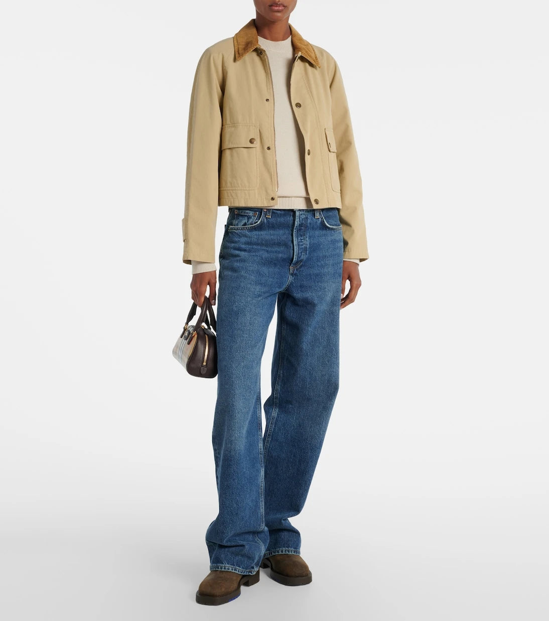 Burberry - Highlands Mini Burberry Check tote bag