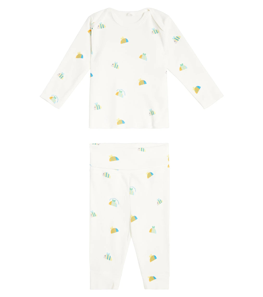 Stella McCartney Kids - بيجاما أطفال قطنية مطبوعة