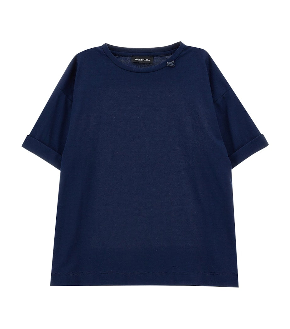 Monnalisa Pin-Detail T-Shirt (2-14 Years)