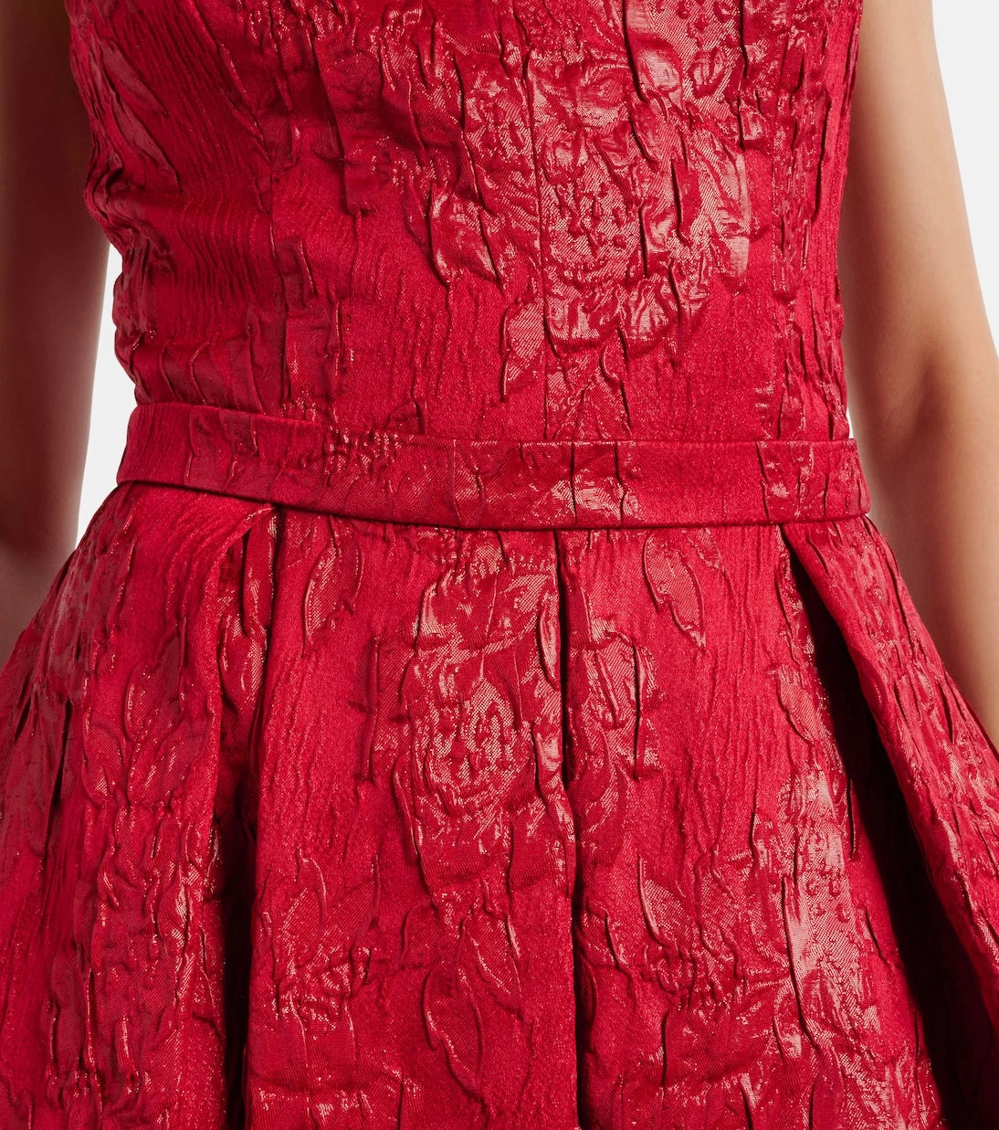 Safiyaa - Asher floral jacquard midi dress