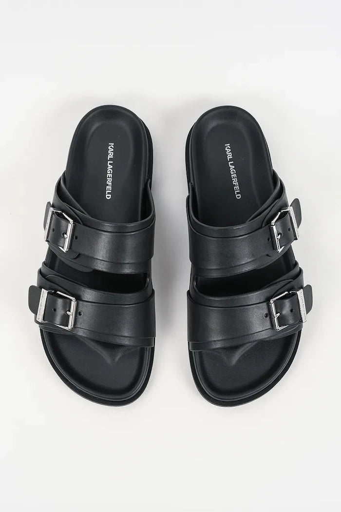 Karl Lagerfeld чехли мъжки от кожа Kaden