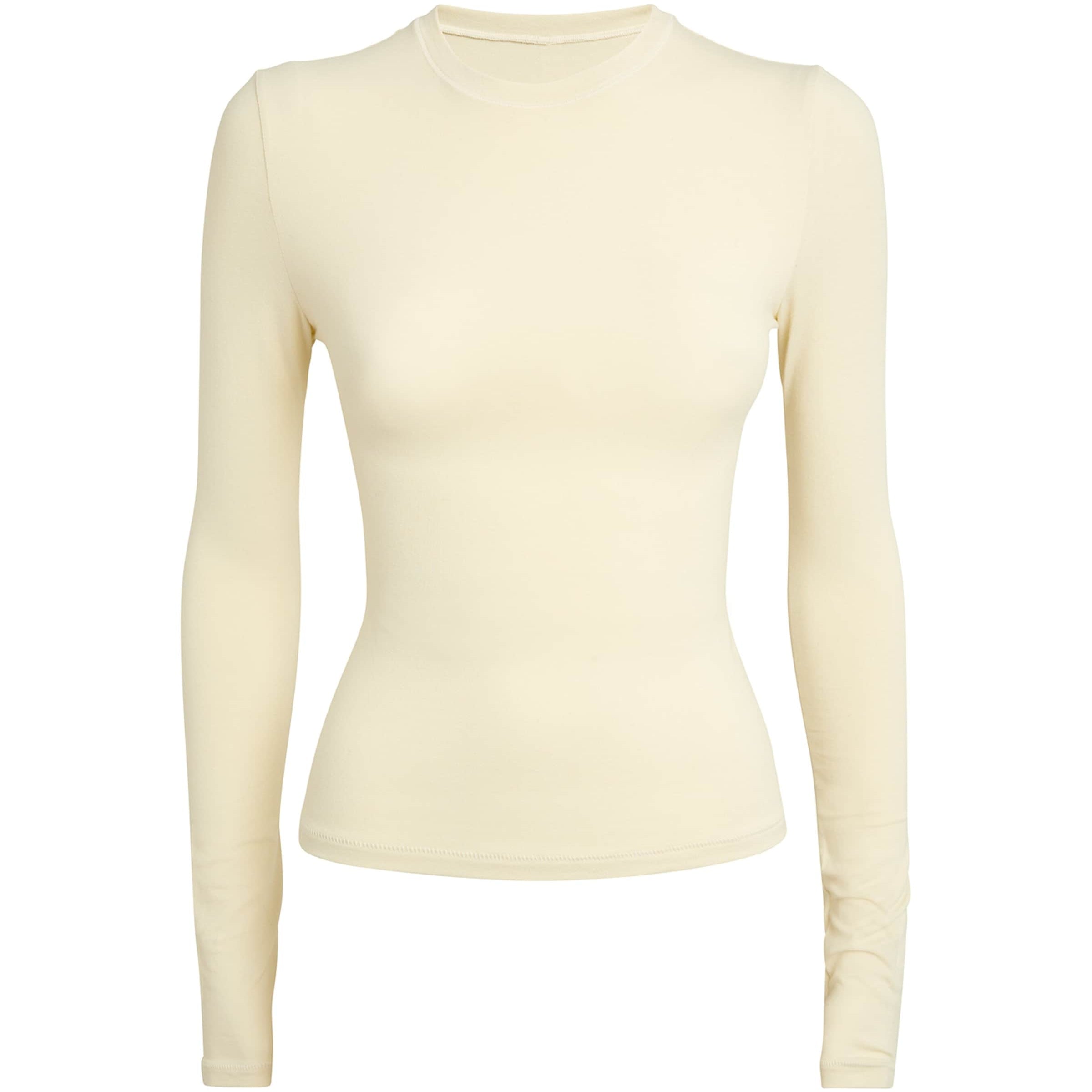 White Long-Sleeved T-Shirt