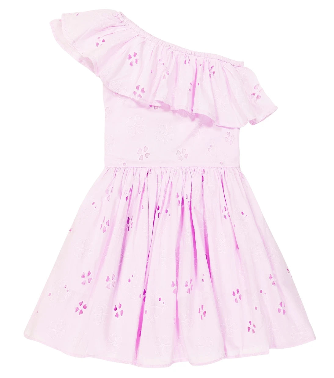 Molo - Cay broderie anglaise one-shoulder dress