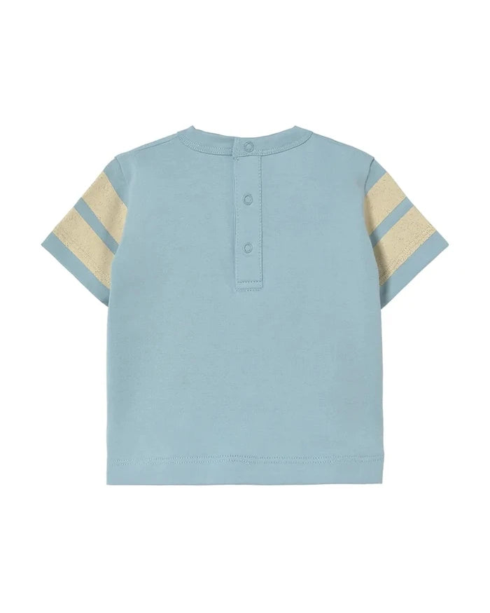 Tinycottons STRIPES LOGO BABY TEE Bebek Pamuklu Tişört