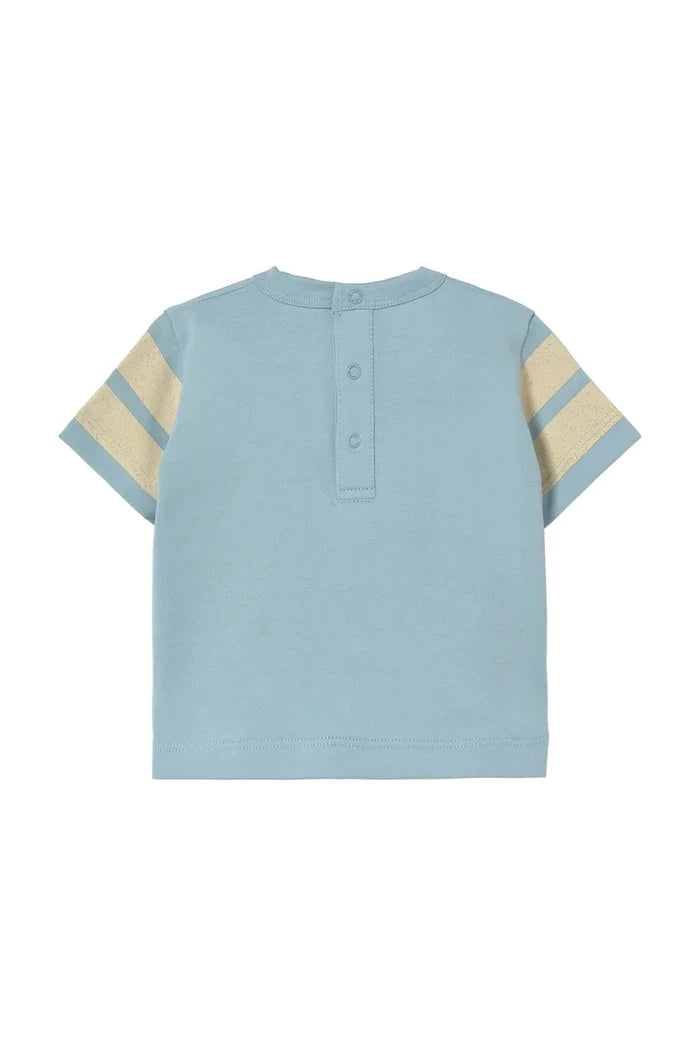 Tinycottons STRIPES LOGO BABY TEE Bebek Pamuklu Tişört