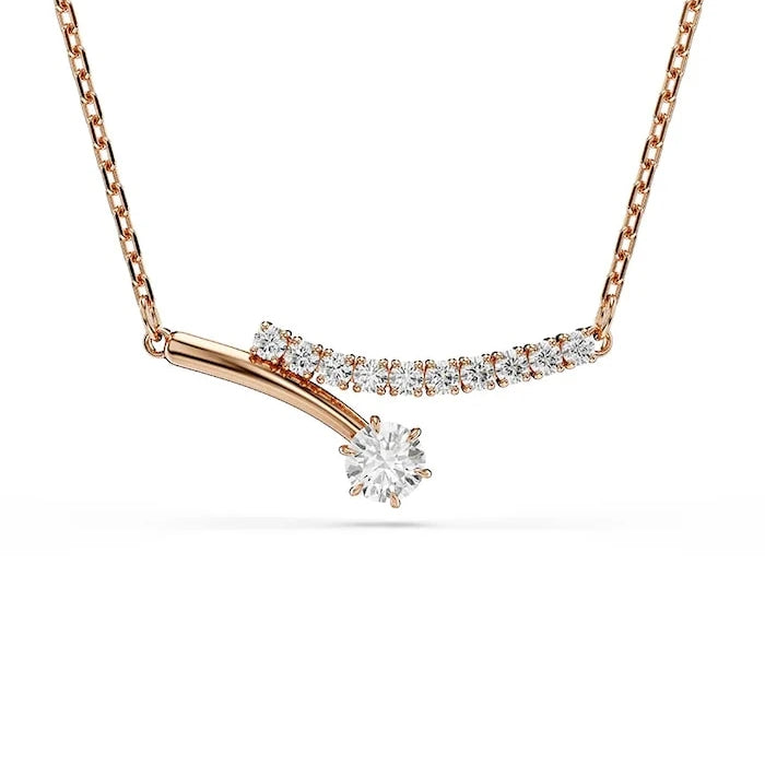 Swarovski kadın altın kaplama zirkon kolye MATRIX