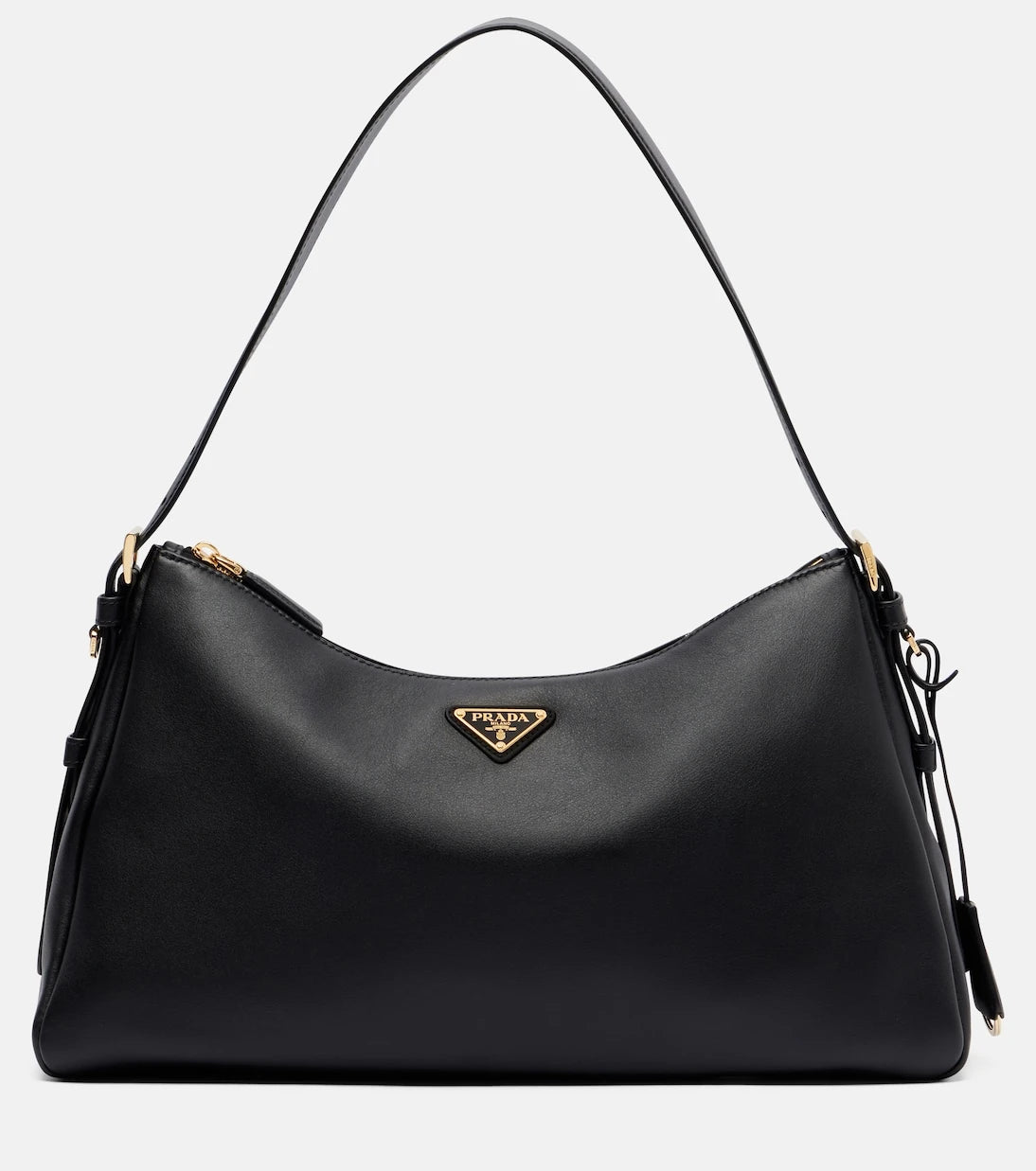 Prada - Prada Aimée Large leather shoulder bag