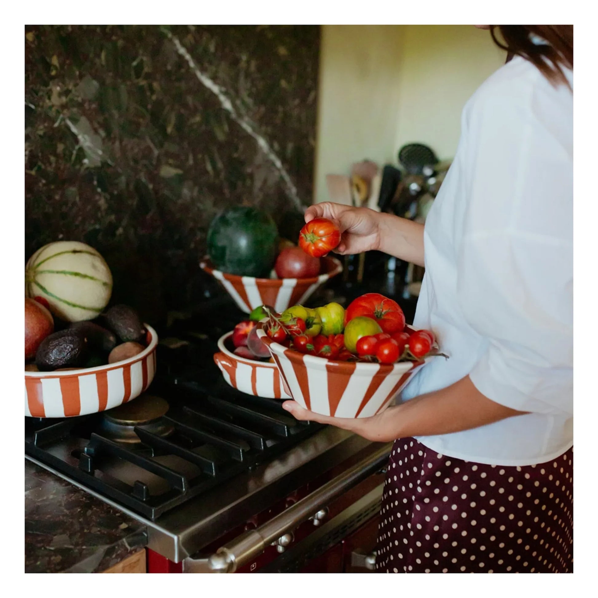 Denise - Ellis salad bowl  | Orange