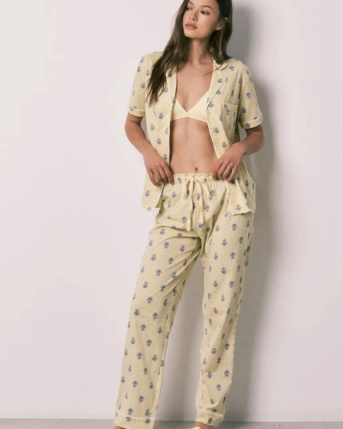 women'secret kadın pamuklu iki parçalı pijama