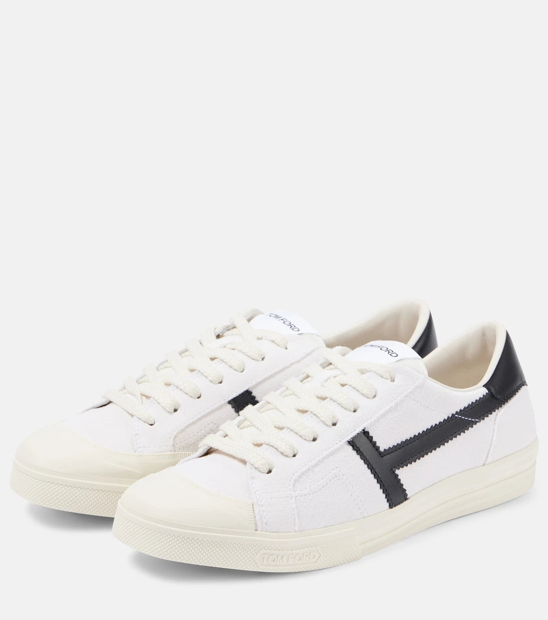 Tom Ford - Logo leather sneakers