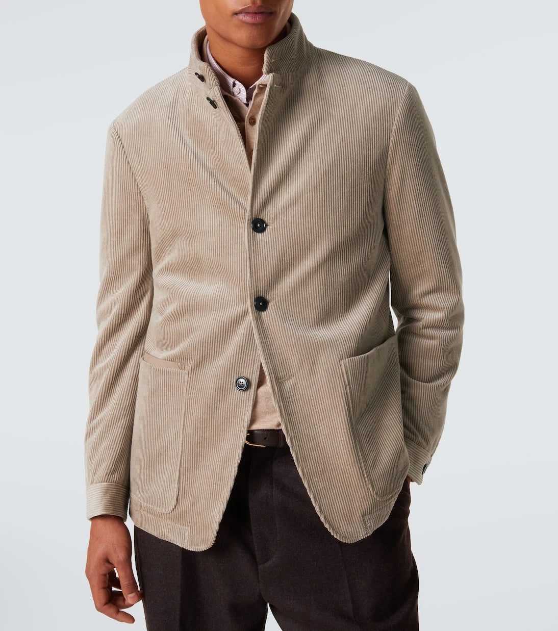 Zegna - Conte cotton and cashmere corduroy jacket