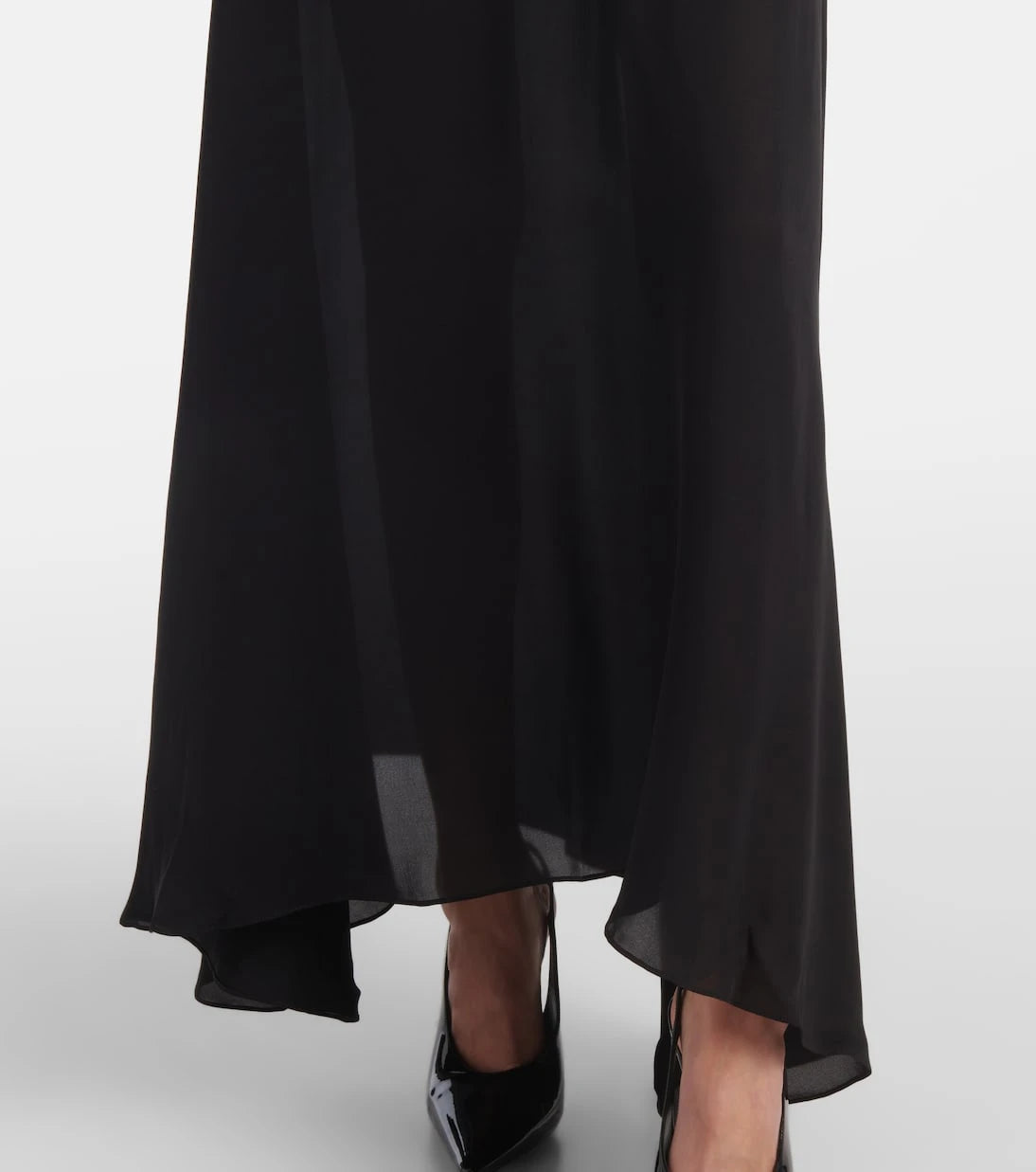 Wardrobe.NYC - Flared silk maxi skirt