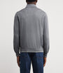 Canali Wool-Blend Zip-Up Polo Shirt