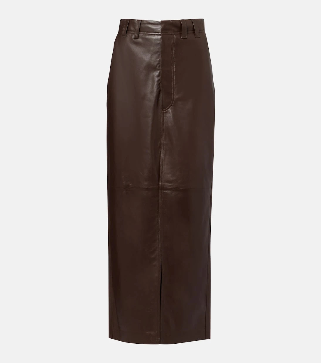 Brunello Cucinelli - Leather maxi skirt