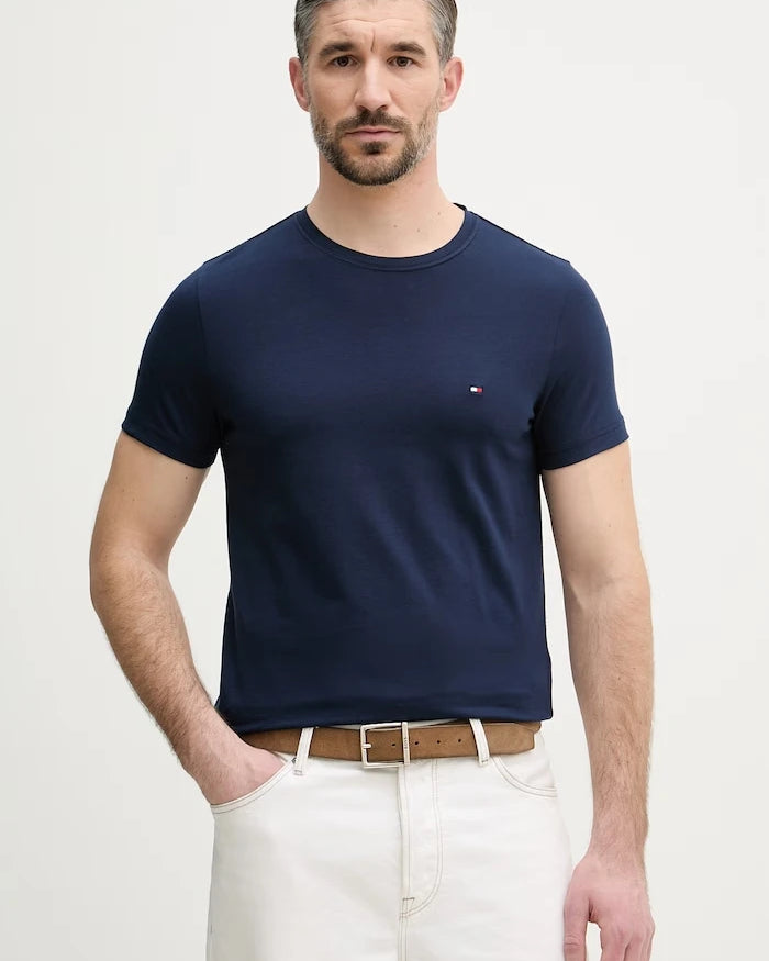Tommy Hilfiger basic erkek pamuklu elastan tişört