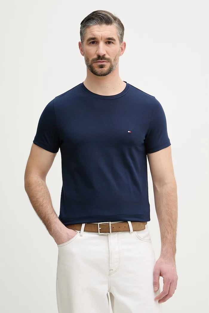 Tommy Hilfiger basic erkek pamuklu elastan tişört
