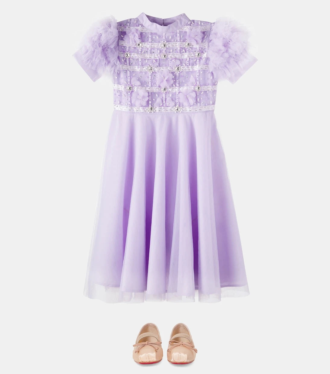 Tutu Du Monde - Aria embellished ruffled tulle dress
