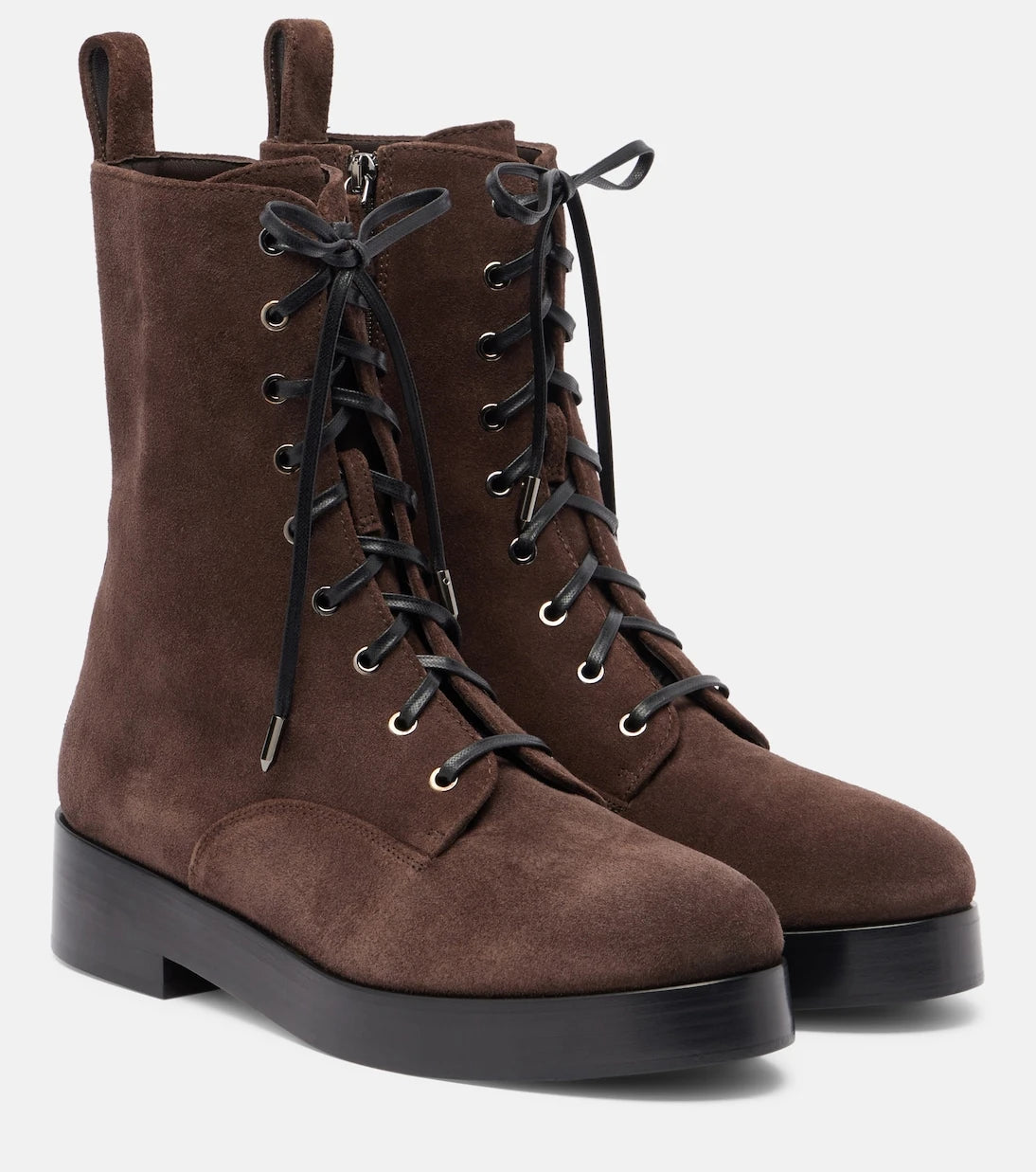 Aquazzura - Ben suede combat boots