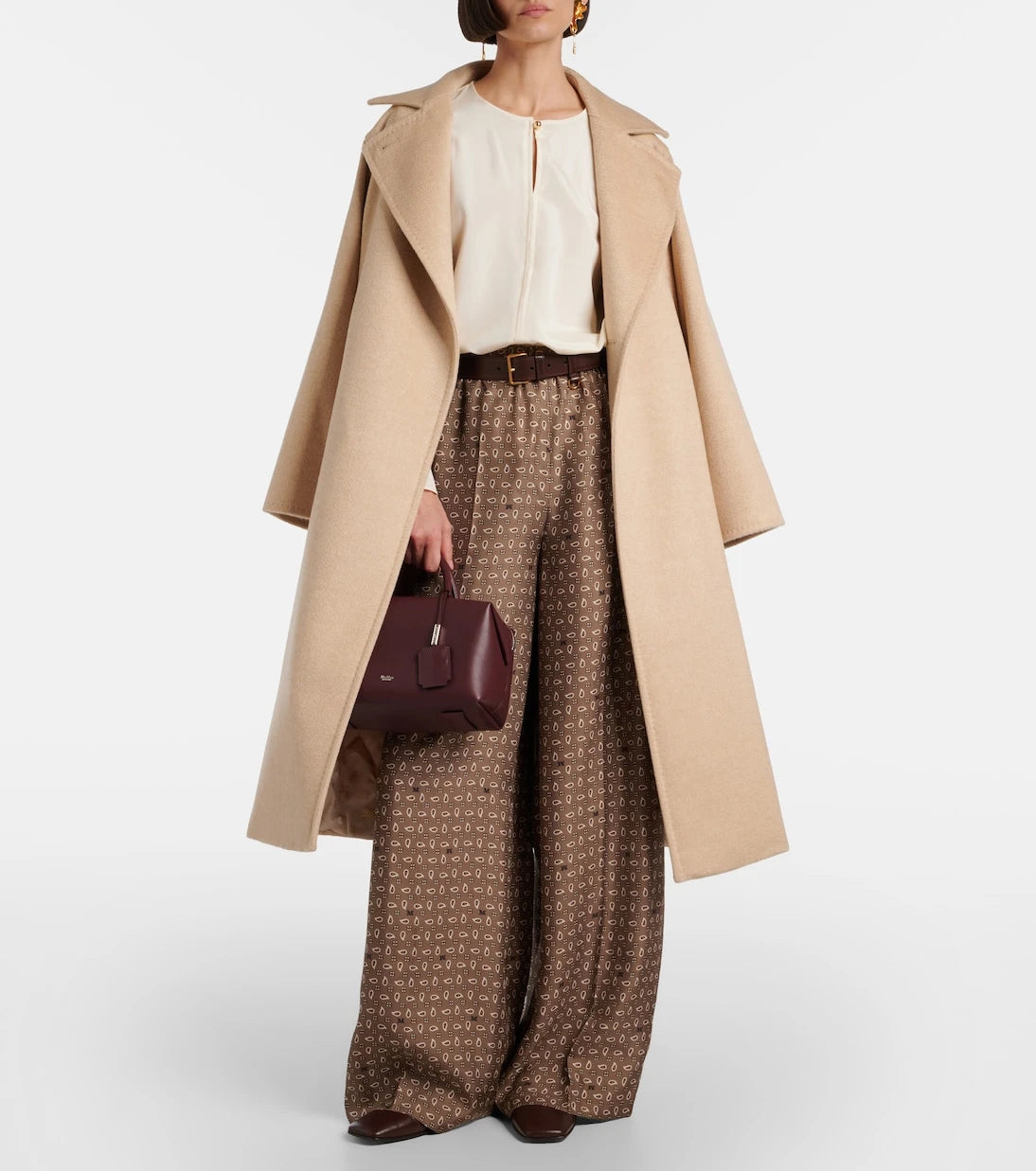 Max Mara - Mitico silk-blend cady top