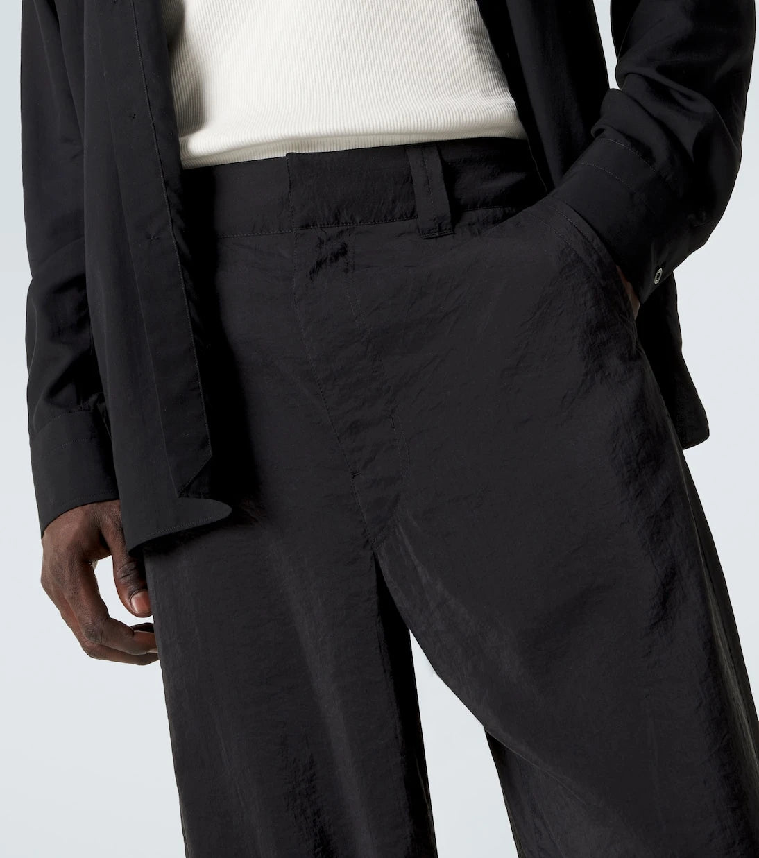Lemaire - Silk-blend straight pants