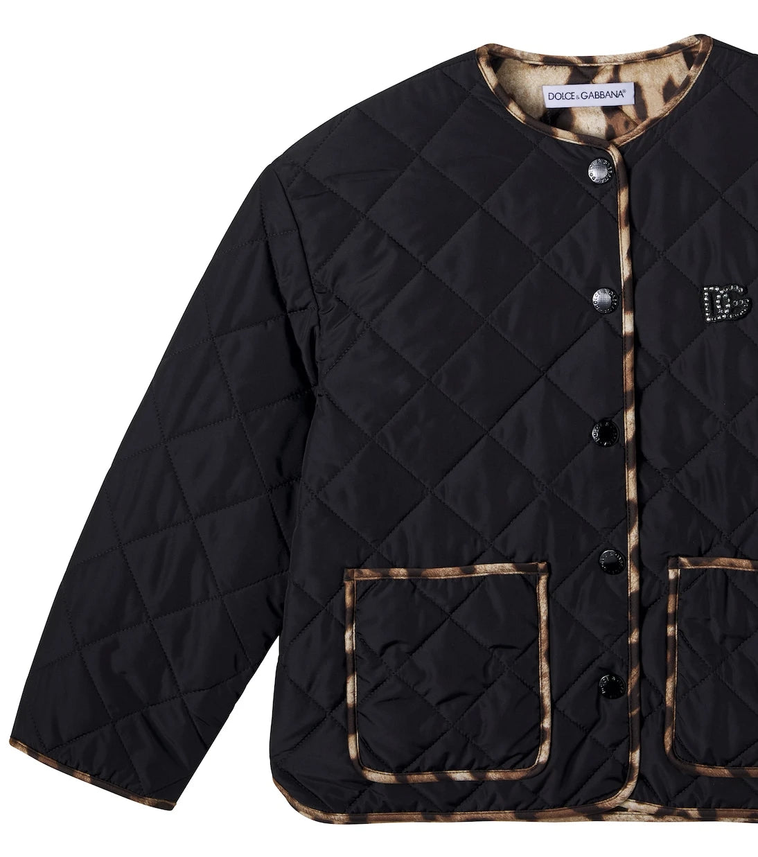 Dolce&Gabbana Kids - DG quilted jacket