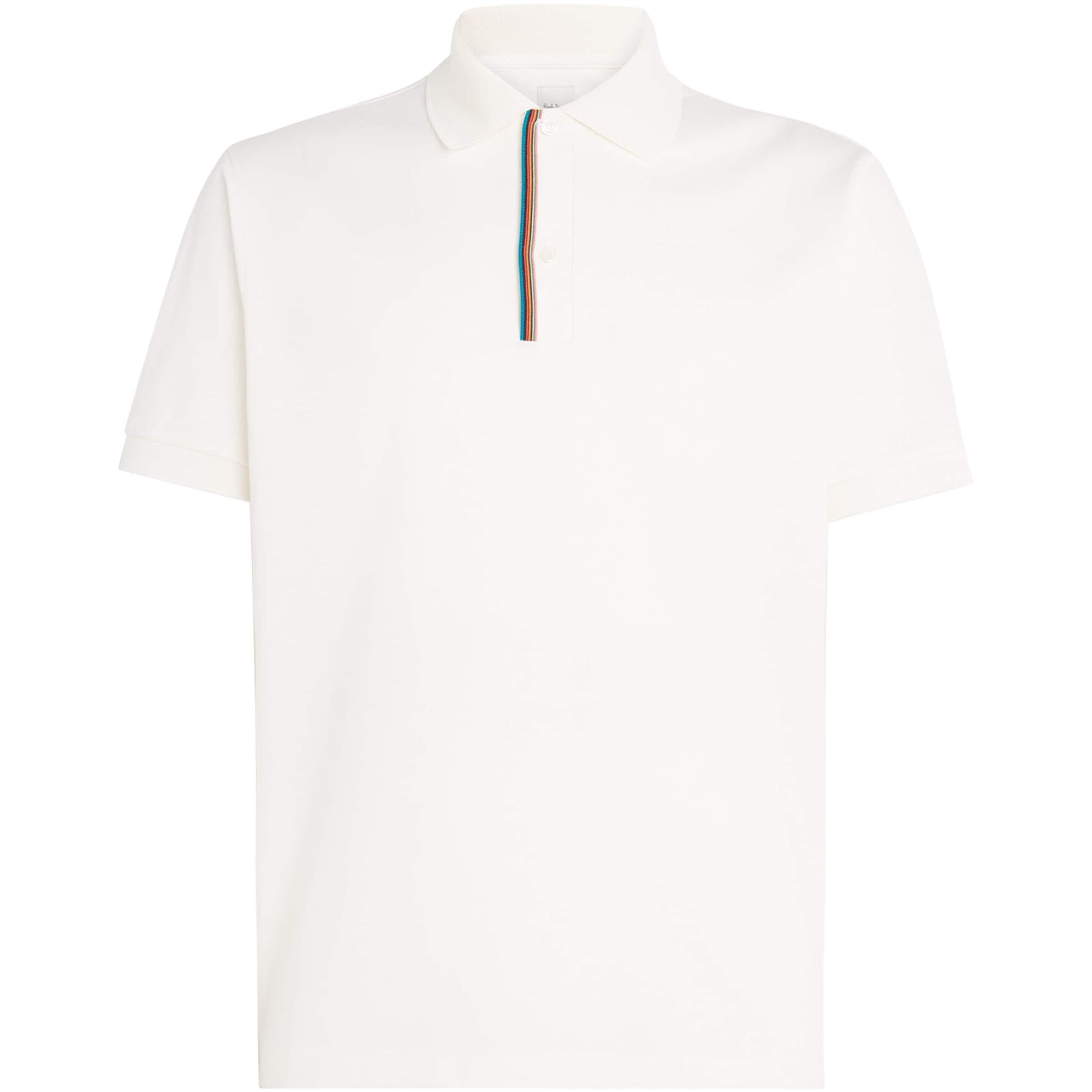 Cotton Signature Stripe Polo Shirt