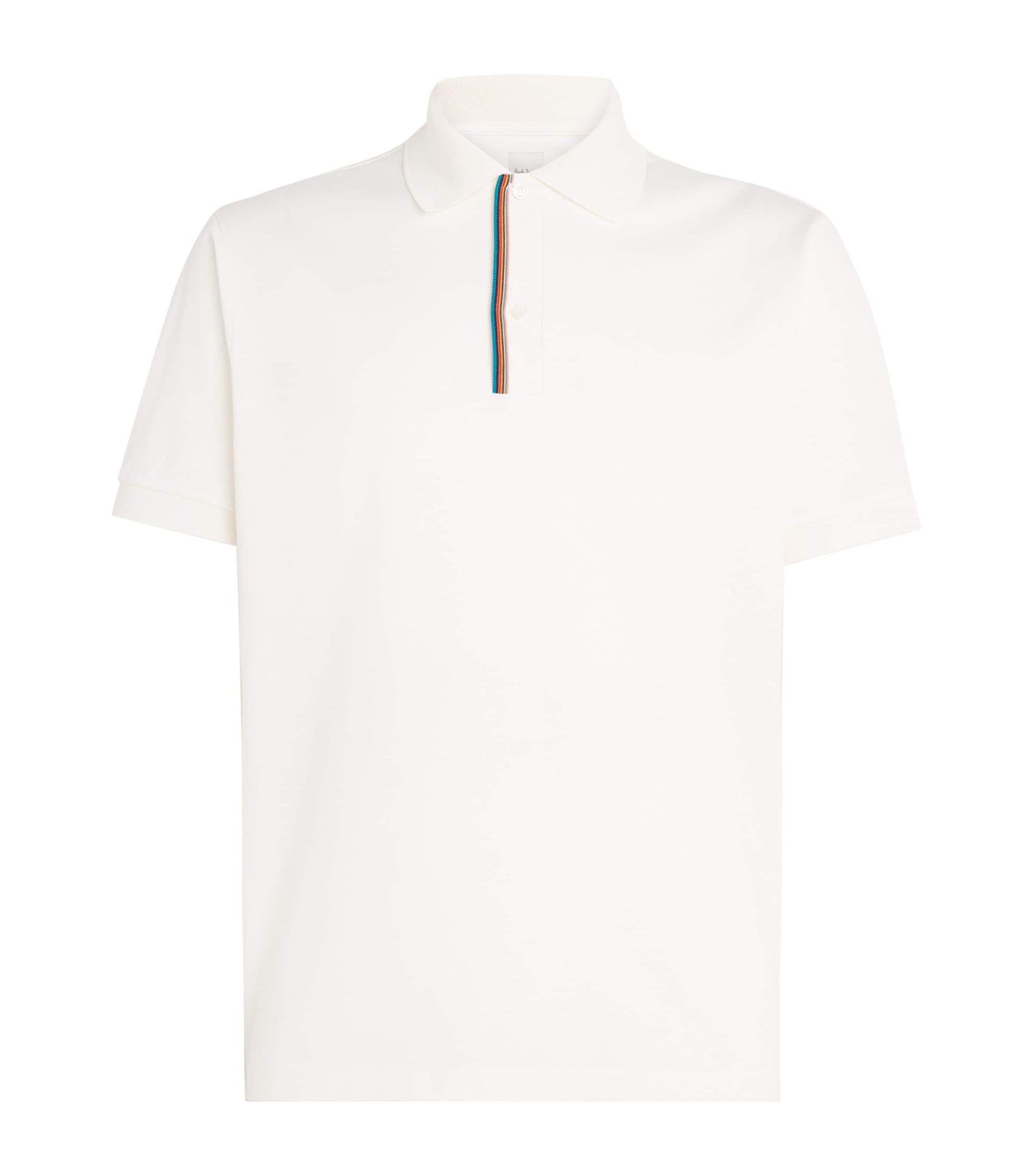 Cotton Signature Stripe Polo Shirt