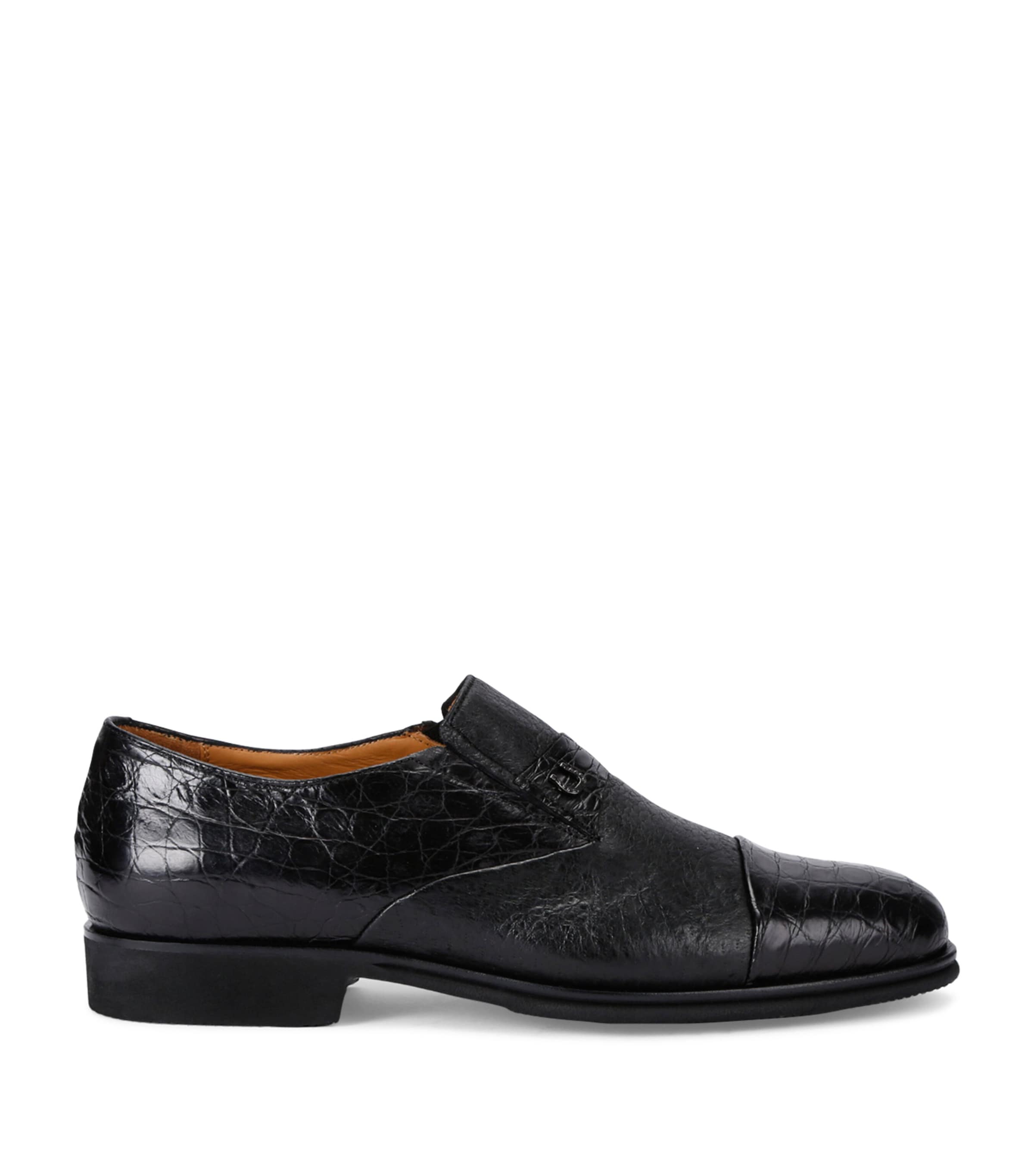 Brotini Leather Slip-On Loafers