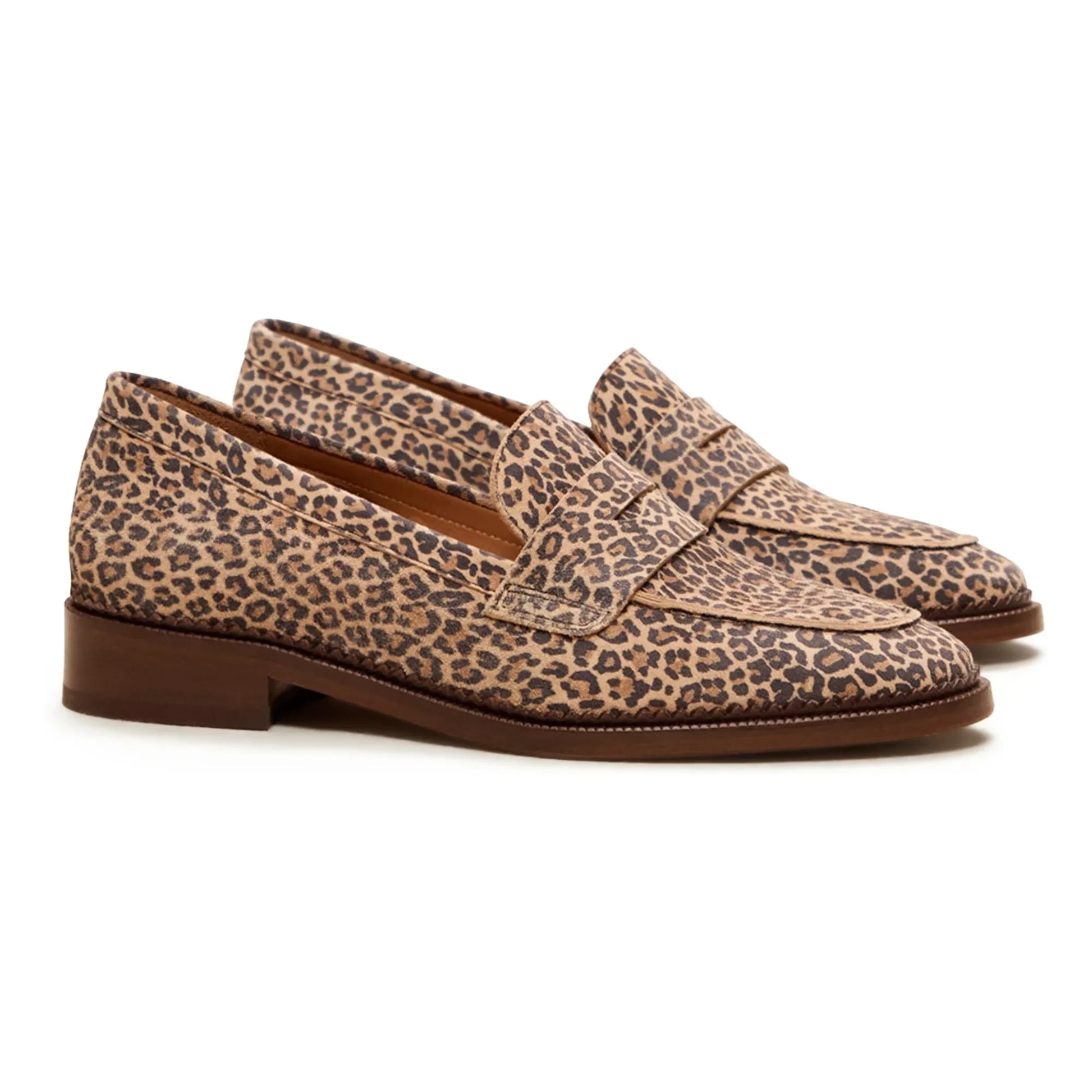 Rivecour - Moccasins n°82 Printed leather | Leopard