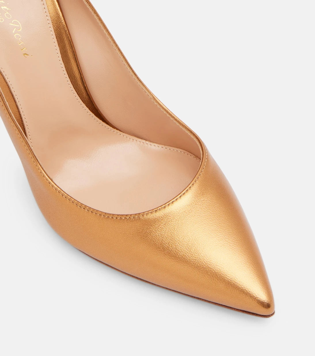 Gianvito Rossi - Gianvito 105 metallic leather pumps