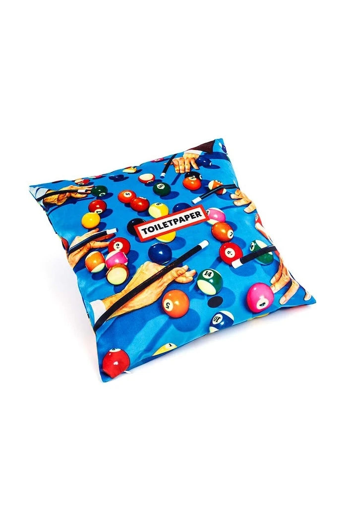 Seletti Snooker x Toiletpaper Dekoratif Yastık
