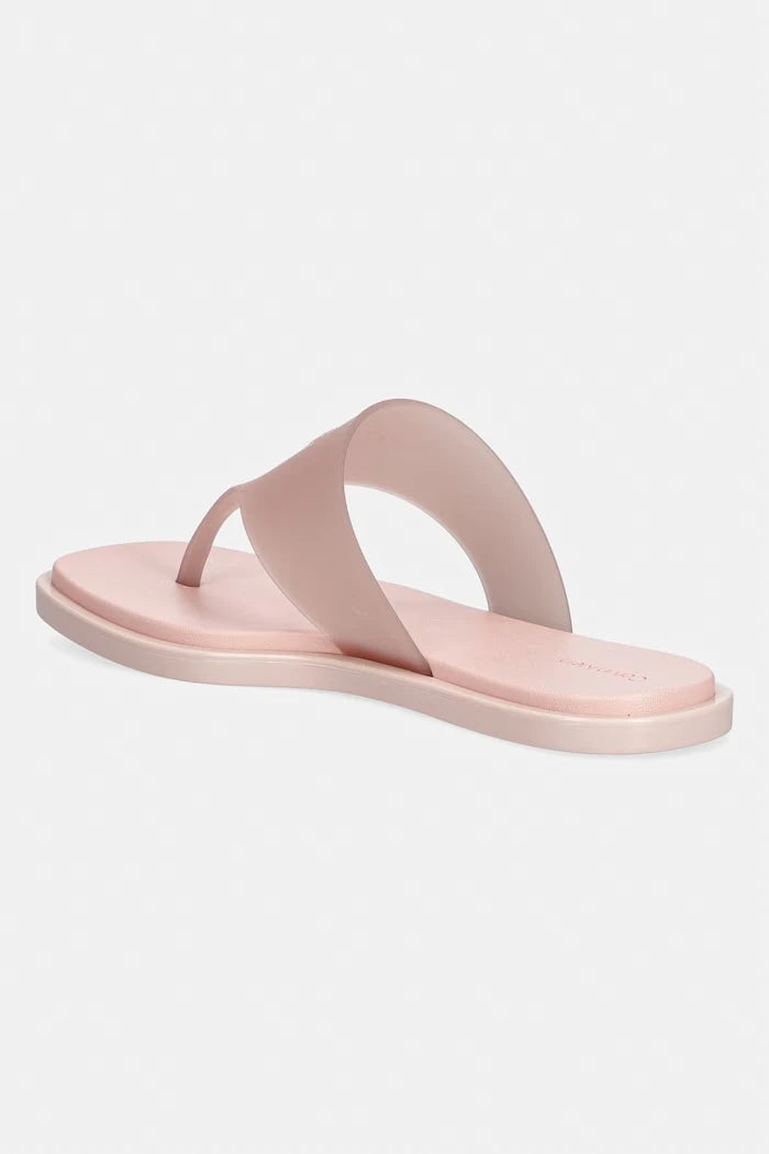 Calvin Klein kadın parmak arası terlik JELLY SANDAL THONG MAT TRAN TPU