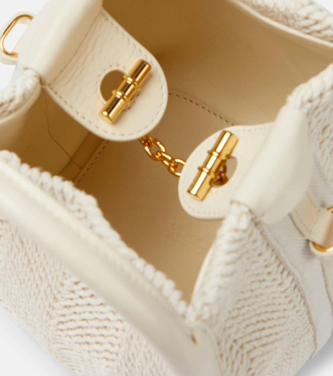 Loro Piana - Bale Micro leather-trimmed bucket bag