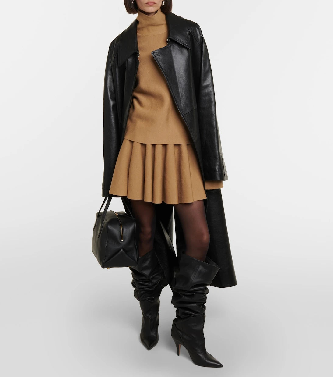 Khaite - Ulli wool-blend miniskirt