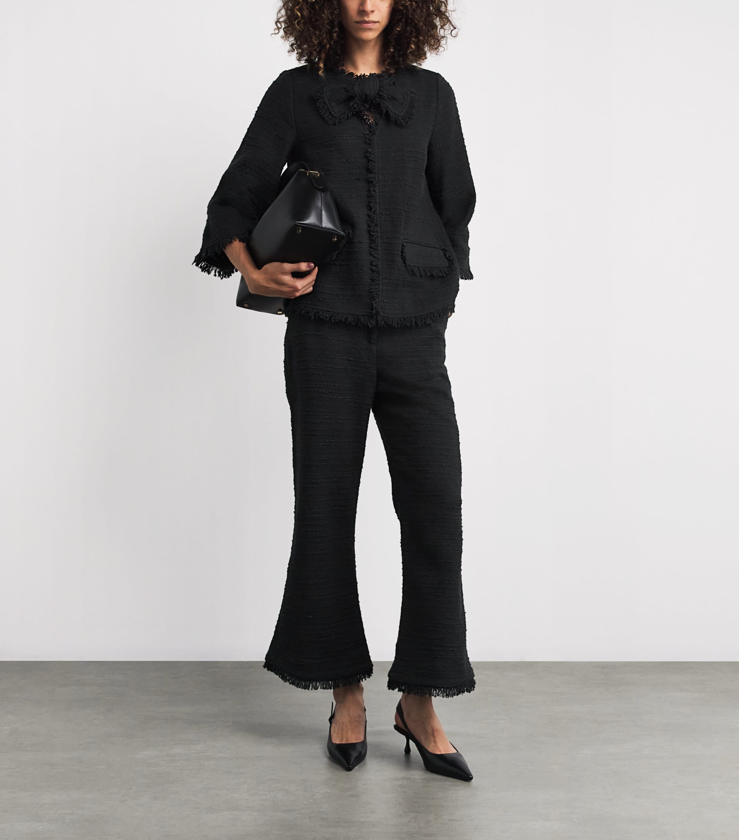 By Malene Birger Black Cotton-Blend Diana Blouse