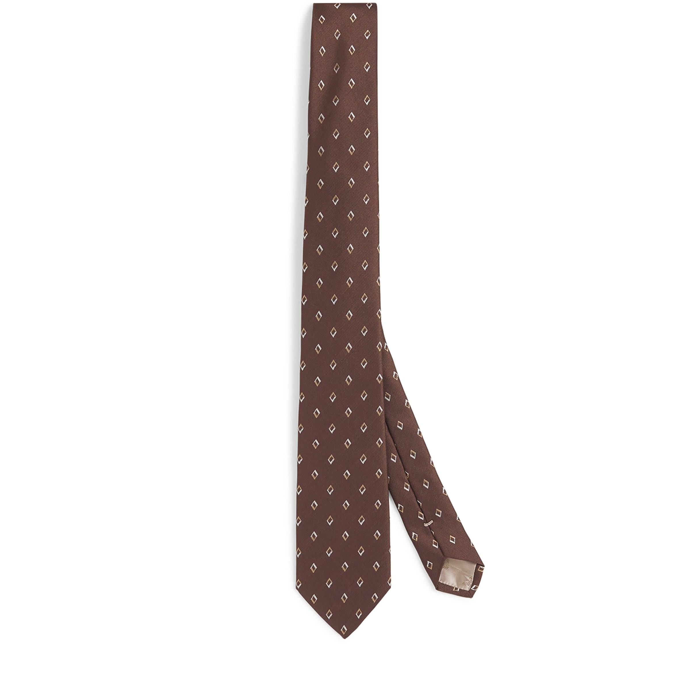 Silk Jacquard Diamond Tie