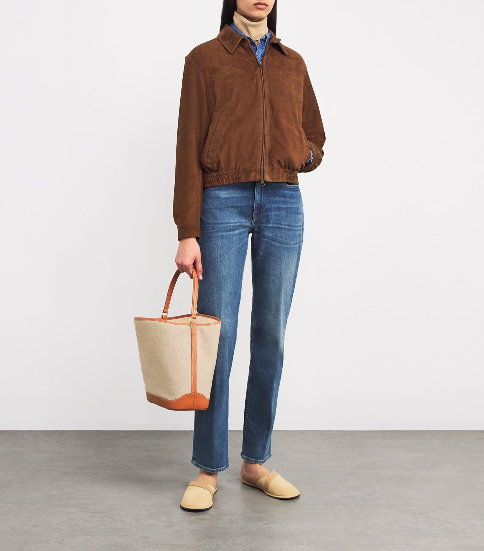 Polo Ralph Lauren Blue High-Rise Straight Jeans