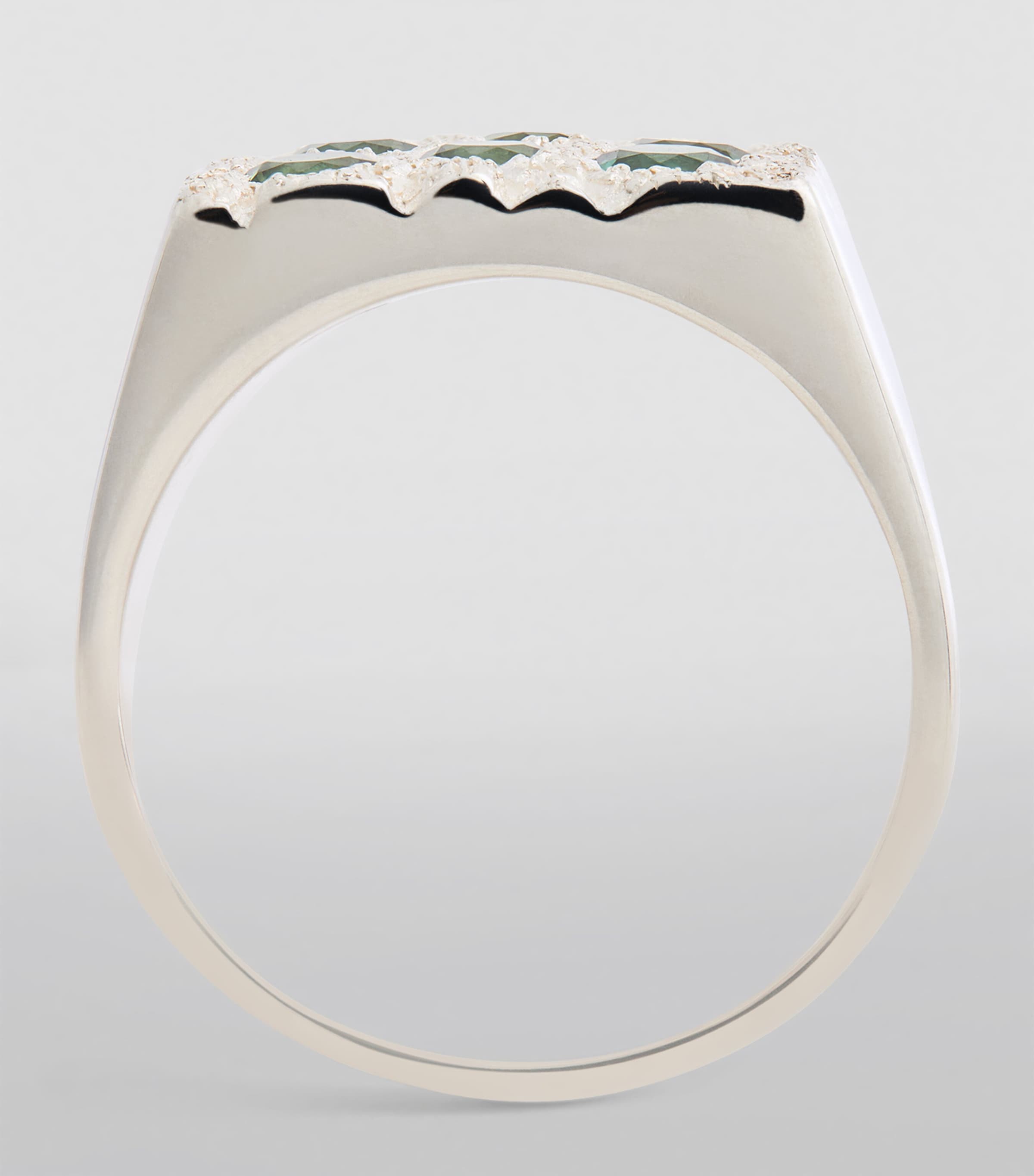 Bleue Burnham EXCLUSIVE Sterling Silver Rose Garden Signet Ring