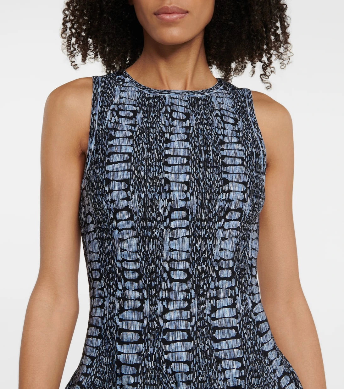 Alaïa - Jakarlı mini elbise