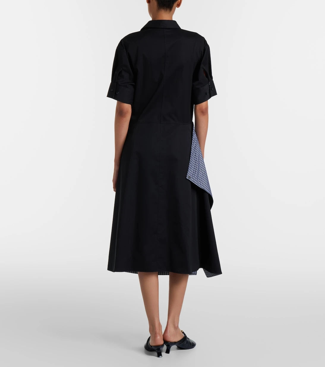 Loewe - Deconstructed gabardine shirt dress