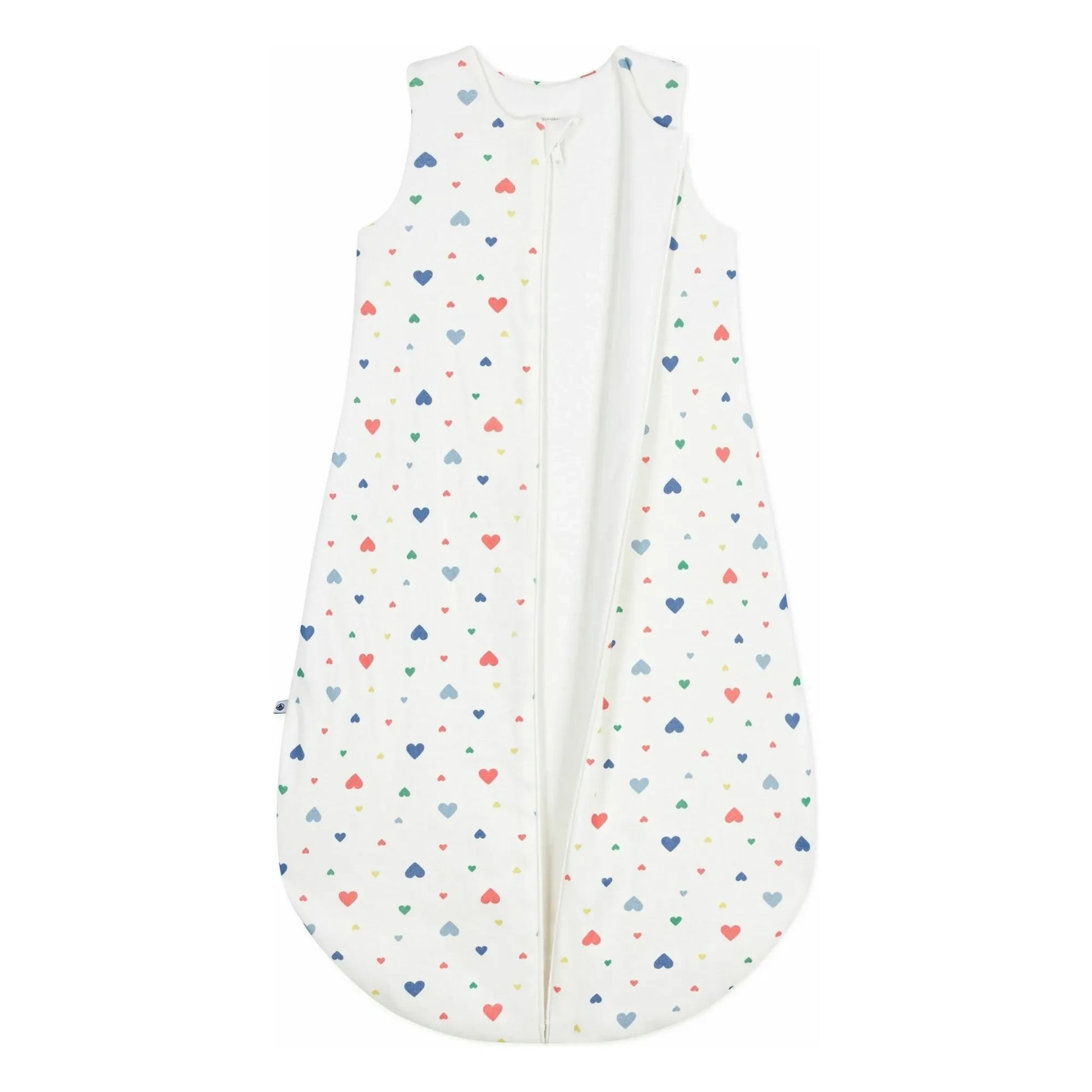 Petit Bateau - Gigoteuse All Over Cœurs | White