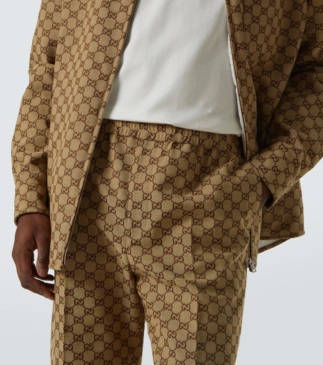 Gucci - GG Supreme cotton-blend pants