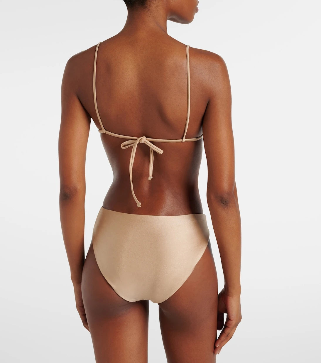 Jade Swim - Incline high-rise bikini bottoms