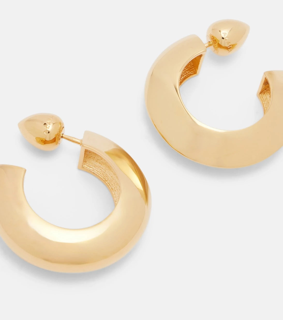 Alaïa - Edge hoop earrings