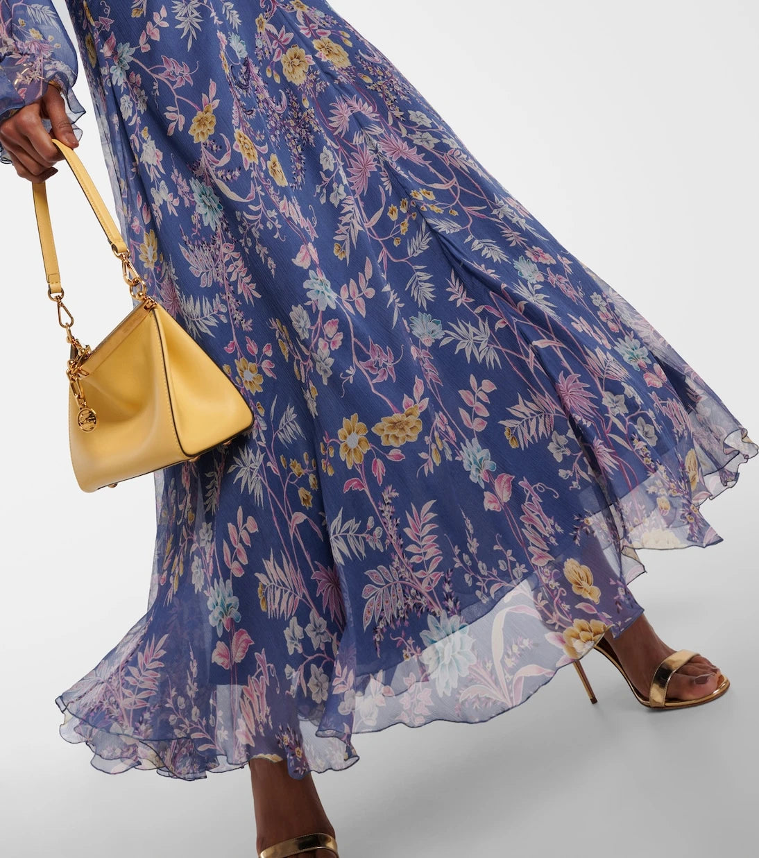 Etro - Printed silk gown
